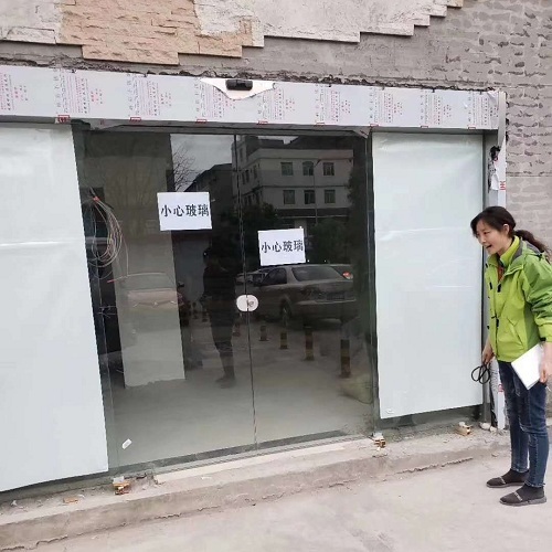 無人酒店感應門案例